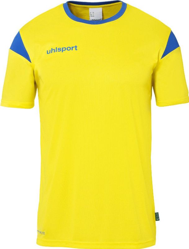 Uhlsport - Squad 27 - Shirt Korte Mouw - Geel/Royal