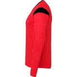 Uhlsport - Squad 27 - Voetbalshirt - Rood/Zwart - Lange Mouw - Heren