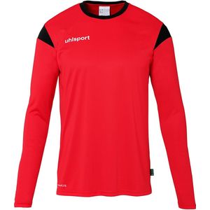 Uhlsport - Squad 27 - Voetbalshirt - Rood/Zwart - Lange Mouw - Heren