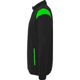 Uhlsport - Squad 27 Classic - Trainingsjack - Zwart/Groen Fluor - Volledige Ritssluiting