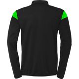 Uhlsport - Squad 27 Classic - Trainingsjack - Zwart/Groen Fluor - Volledige Ritssluiting