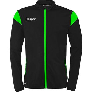 Uhlsport - Squad 27 Classic - Trainingsjack - Zwart/Groen Fluor - Volledige Ritssluiting