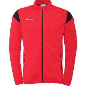Uhlsport - Squad 27 Classic - Trainingsjack - Rood/Zwart - Polyester, Volledige Ritssluiting