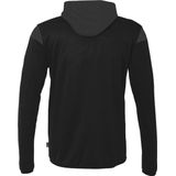 Uhlsport - Squad 27 - Hoodie - Zwart / Fluo Groen - Gerecycled Polyester