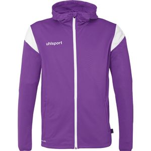 Uhlsport Kinder Training Hood Jacke Squad 27 Track Hood Jacke 1002257 Lila/Weiß-116