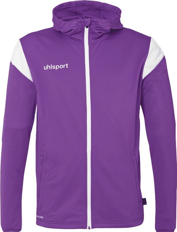 uhlsport Voetbal Squad 27 Track Hood Jacket Unisex trainingsjack sportjack sweatshirt met capuchon en opstaande kraag
