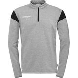 Uhlsport - Squad 27 Ziptop - Donkergrijs Gemeleerd - Gerecycled Polyester
