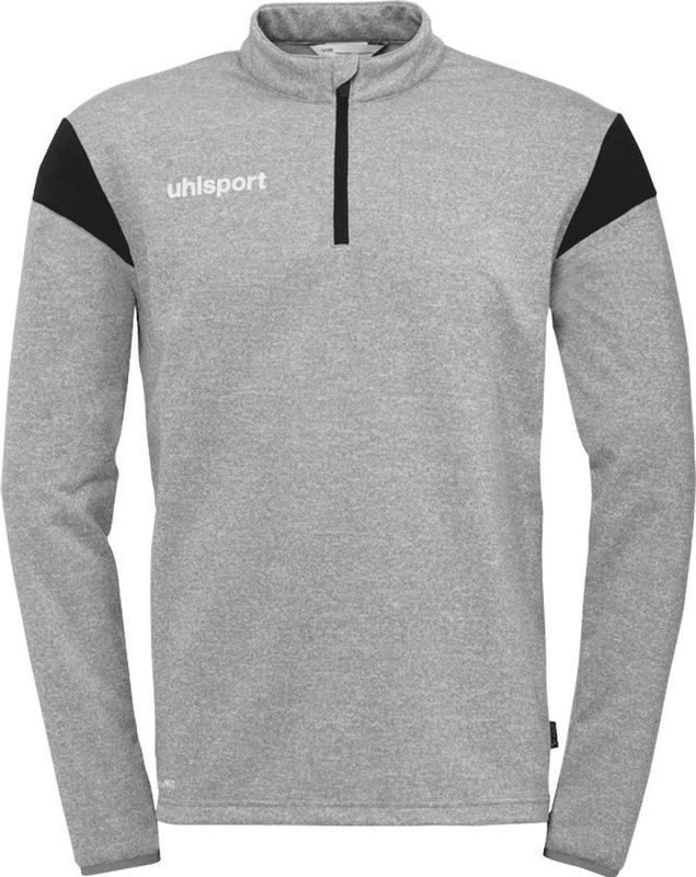 Uhlsport - Squad 27 Ziptop - Donkergrijs Gemeleerd - Gerecycled Polyester