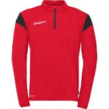 Uhlsport Squad 27 Ziptop Kinderen - Rood / Zwart |