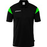 Uhlsport Squad Polo Kinderen - Zwart Fluo Groen