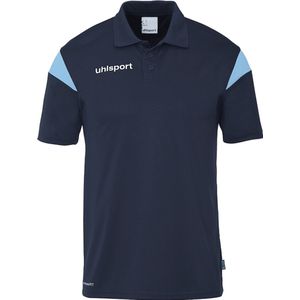 Uhlsport Squad Polo Heren - Marine Hemelsblauw