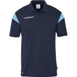 Uhlsport Squad Polo Kinderen - Marine Hemelsblauw