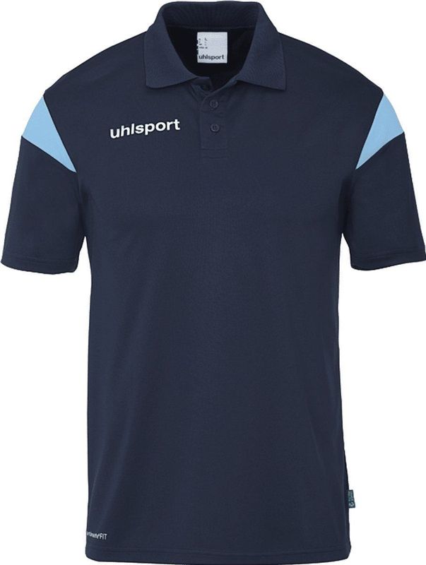 Uhlsport Squad Polo Kinderen - Marine Hemelsblauw