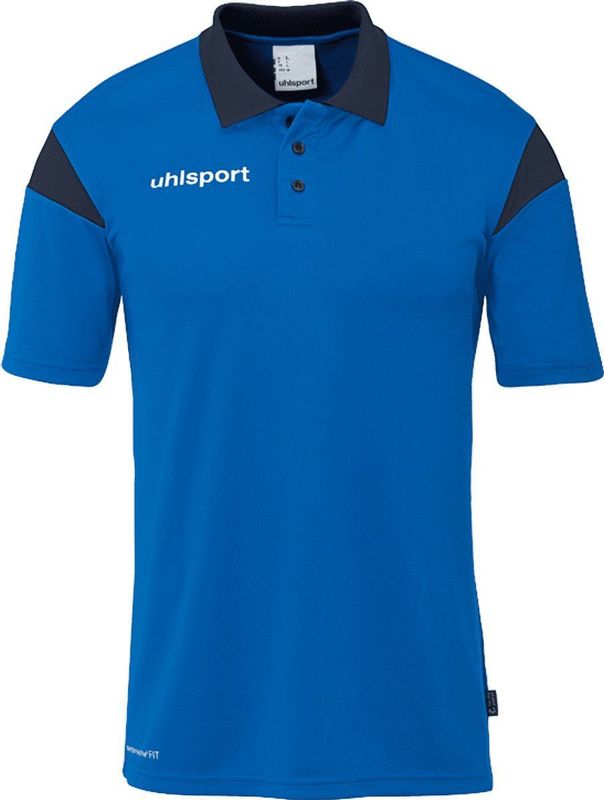 Uhlsport Squad Polo Kinderen - Royal Azuurblauw Marine