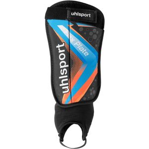 uhlsport Football Flex Plate scheenbeschermers voor kinderen en volwassenen, ultralichte scheenbeschermers met enkelbescherming, schokabsorberend, dempt en beschermt