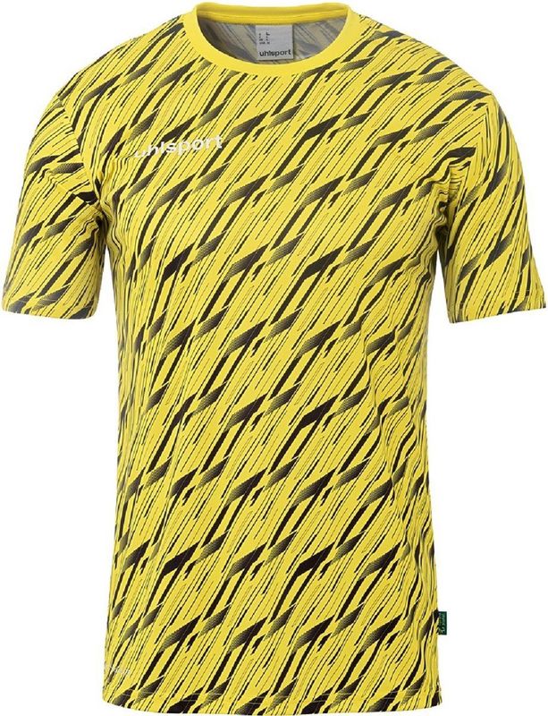 Uhlsport Kinder Sportshirt Progressive 28 Shirt Kurzarm 1002266 Limonengelb-116