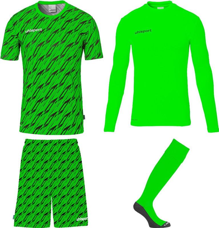 uhlsport - Progressieve Jersey Set - Complete Keepersset - Multicolor - 100% Gerecycled Polyester