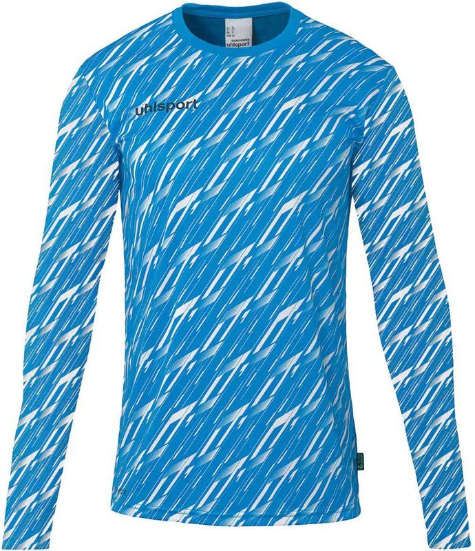 Uhlsport - Progressive - Keepersshirt - Blauw Wit - 100% Gerecycled Polyester