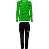 Uhlsport - Progressive - Keepersset - Felgroen Zwart - Lange Mouwen Kids