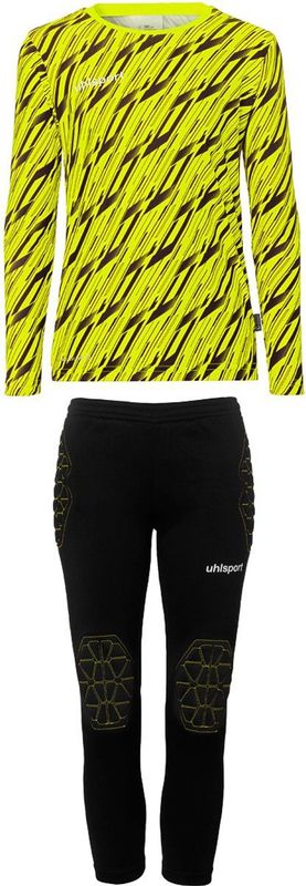 Uhlsport - Progressive - Keepersset - Felgeel - Zwart - Kids