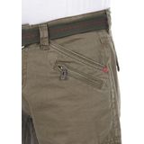 TIMEZONE Heren Cargo Broek Broeken BenitoTZ comfort/relaxed Fit Olijf Volwassenen Herenbroek Riem