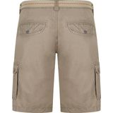 TIMEZONE - MaguireTZ - Korte Cargo Broek - Beige - Regular Fit