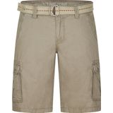 TIMEZONE - MaguireTZ - Korte Cargo Broek - Beige - Regular Fit