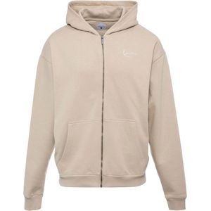 Karl Kani Sweatvest  beige / wit
