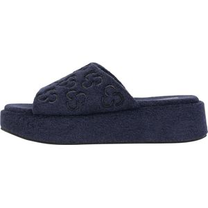 Romika Terry Plateau Slide Women BLAUW - Maat 38