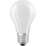 LEDVANCE Spaarlamp, matglazen lamp, E27, warm wit (3000K), 4 watt, vervangt 60W gloeilamp, zeer efficiënt en energiebesparend, set van 1