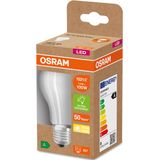 OSRAM LED spaarlamp, matte lamp, E27, warm wit (3000K), 7,2 watt, vervangt 100W gloeilamp, zeer efficiënt en energiebesparend, pak 1