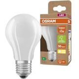 OSRAM LED spaarlamp, matte lamp, E27, warm wit (3000K), 5 watt, vervangt 75W gloeilamp, zeer efficiënt en energiebesparend, pak van 6