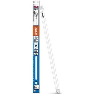 OSRAM LED-rør T8 15 EM 438 mm, lineært LED-rør, 5,4W, 650lm, 6500K, dagslys hvidt lys, LED-erstatning til T8 lysstofrør med G13 sokkel, lang levetid, lavt energiforbrug