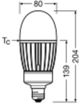 Ledvance - HQL LED P E27 - LED Lamp - 41W - 5400lm - 827 Zeer Warm Wit