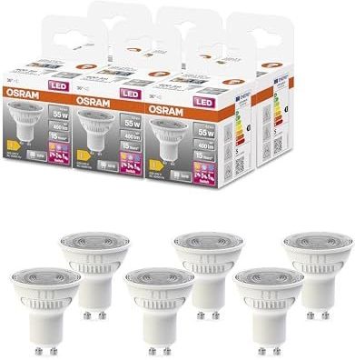 Osram - GU10 Led Spot - Wit - 6 Stuks - 4,2W - 15.000 Uren