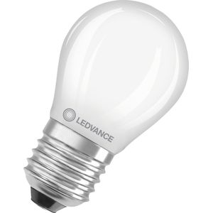 Ledvance Classic LED E27 Peer Filament Mat 4.8W 470lm - 827 Zeer Warm Wit | Dimbaar - Vervangt 40W