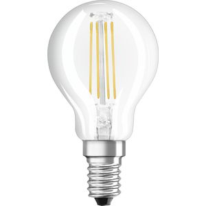 Ledvance Classic LED E14 Peer Filament Helder 4.8W 470lm - 827 Zeer Warm Wit | Dimbaar - Vervangt 40W