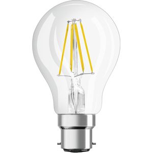 Ledvance Classic Performance LED Lamp B22d Peer Filament Helder 4W 470lm - 827 Zeer Warm Wit | Vervangt 40W