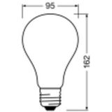 Ledvance - LED-lamp - Bolvorm - Warmwit - E27-fitting