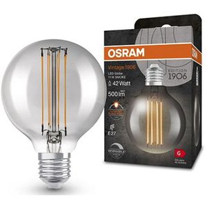 Osram LED lamp E27 | Globe G80 | Vintage 1906 | Smoke | 1800K | Dimbaar | 11W (42W)