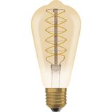 Osram LED lamp E27 | Edison ST64 | Vintage 1906 Spiral | Goud | 2200K | Dimbaar | 7W (48W)