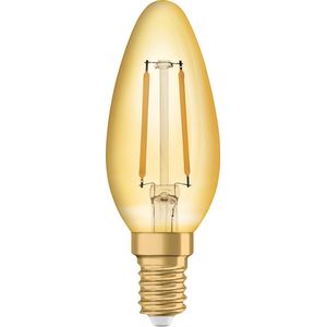 Osram E14 LED Kaarslamp | 1.5W Goud 2400K 220V 824 | 300° Ø35mm