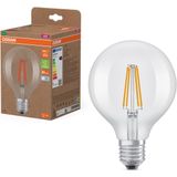 OSRAM - LED Superstar Classic Globe - LED-lamp - Helder Glas - 3,8 W - E27 Fitting - Koud Wit Licht