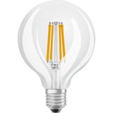 OSRAM - LED Superstar Classic Globe - LED-lamp - Helder Glas - 3,8 W - E27 Fitting - Koud Wit Licht