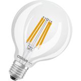 OSRAM - LED Superstar Classic Globe - LED-lamp - Helder Glas - 3,8 W - E27 Fitting - Koud Wit Licht
