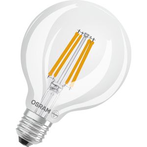 OSRAM - LED Superstar Classic Globe - LED-lamp - Helder Glas - 3,8 W - E27 Fitting - Koud Wit Licht