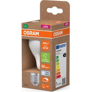 Osram - Energy Class - Gloeilamp - Koud Wit Licht - E27 Fitting - Dimbaar