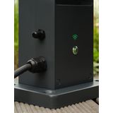 Smart Home - WiFi Repeater met Slimme Stopcontacten - IP44 - Zwart