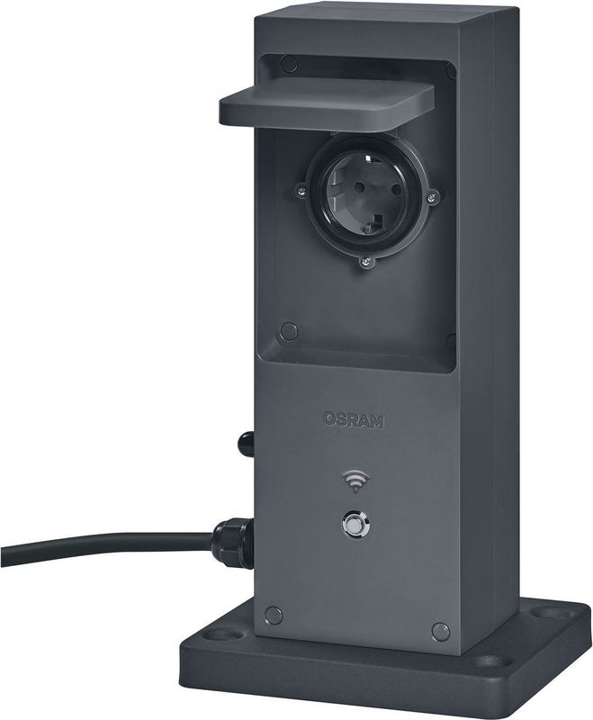 Smart Home - WiFi Repeater met Slimme Stopcontacten - IP44 - Zwart