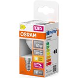 Osram - LED Lamp - E14 - Kogel P45 - Mat - Dimbaar - 2700K - 3.4W (40W)